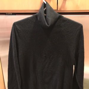 Burberry Black Cashmere Turtleneck Sweater